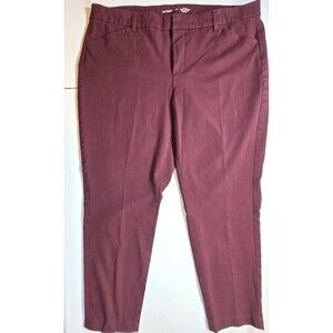 Old Navy Pants Womens SZ 20 Plus High-Rise Pixie Skinny Ankle Stretch Chino